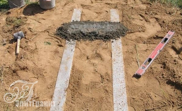 подготовка и укладка швеллеров